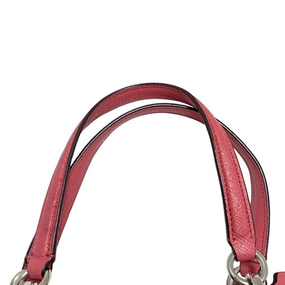 Auth COACH Mini Christie Carryall F57523 Pink Leather - Handbag - Picture 6 of 10